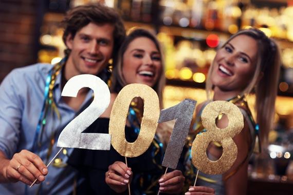 NEW YEAR 2018 in Bar Name